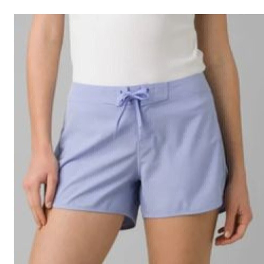 Women's Light Lavender Drawstring Shorts